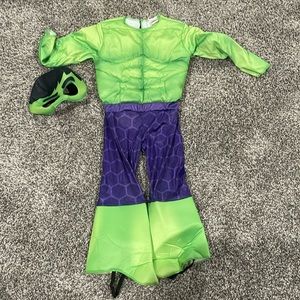 Hulk toddle costume size 2t-3t